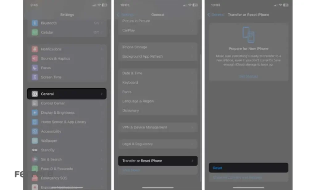 رفع لگ کیبورد آیفون