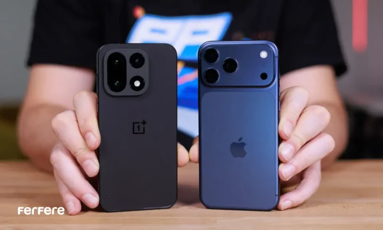 مقایسه OnePlus 15 و iPhone 17 Pro