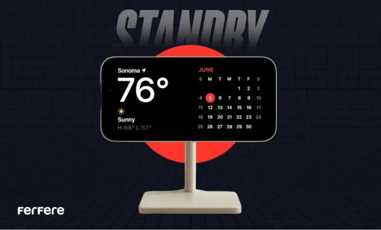 حالت StandBy آیفون