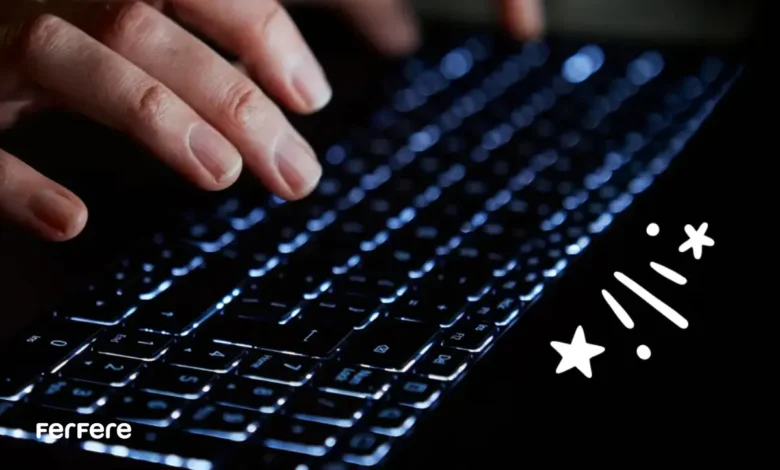 نور پس زمینه کیبورد لپ تاپ