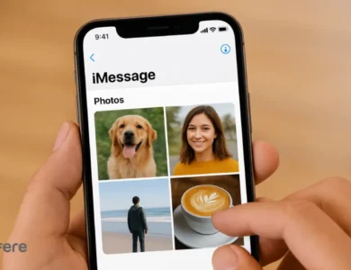 دیدن عکسهای اشتراکی آی مسیج در آیفون