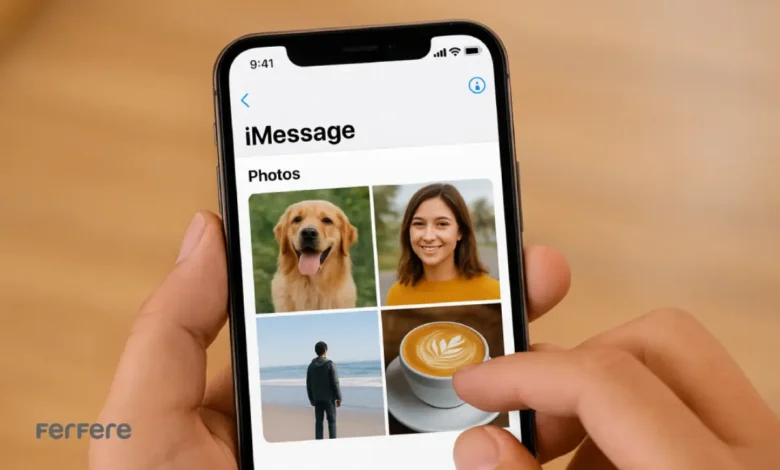 دیدن عکسهای اشتراکی آی مسیج در آیفون