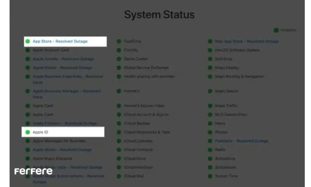 مشکل اتصال به App Store آیفون