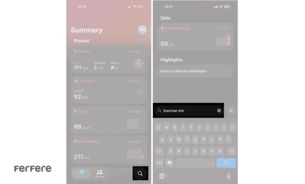 حذف تمرین اشتباه اپل واچ