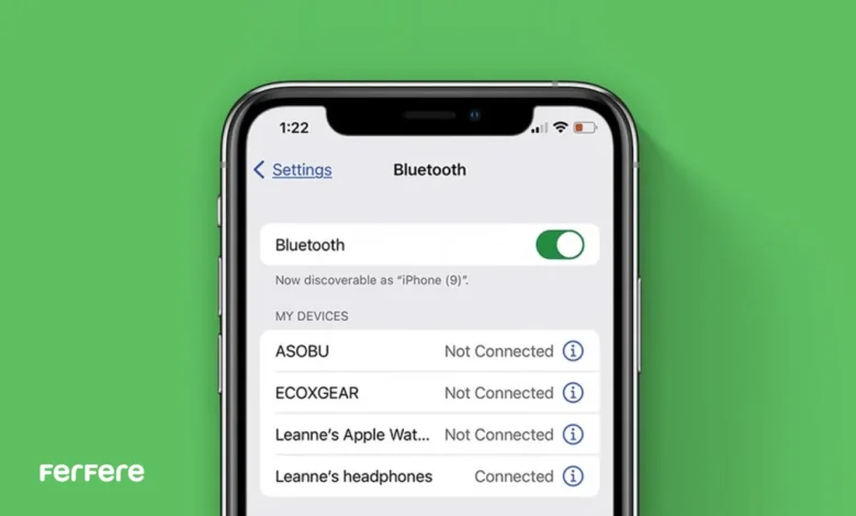 تغییر نام بلوتوث آیفون
