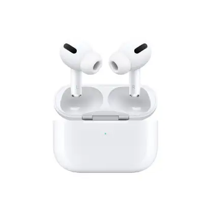 تصویر هدفون بی سیم اپل مدل AirPods Pro 2021 همراه با محفظه شارژ