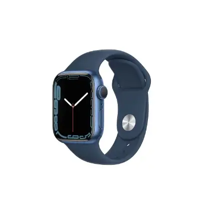 خرید و قیمت ساعت هوشمند اپل واچ سری 7 مدل 41mm Aluminum Case with Sport silicone Band-سرمه ای