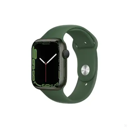 خرید و قیمت ساعت هوشمند اپل واچ سری 7 مدل 41mm Aluminum Case with Sport silicone Band-سبز