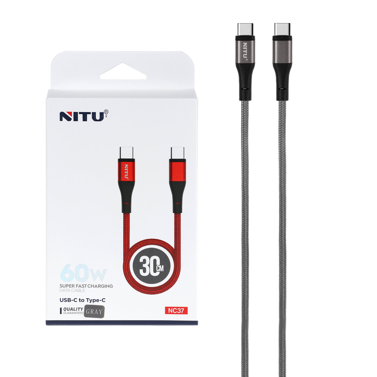 کابل تبدیل USB-C به USB-C نیتو مدل NC37