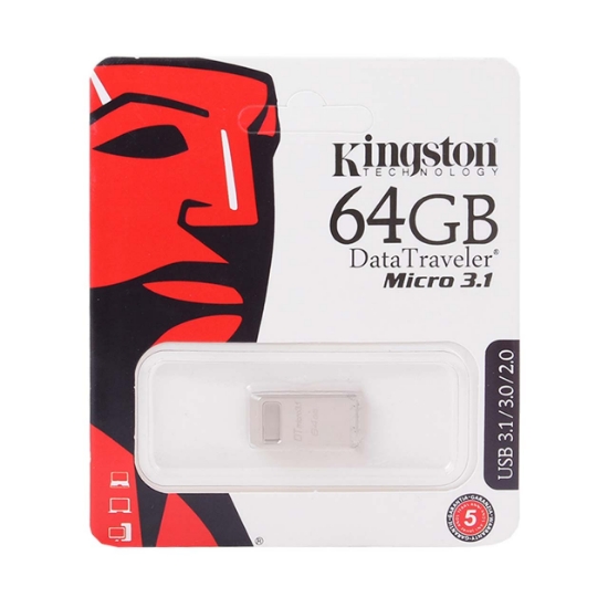 تصویر فلش مموری کینگستون مدل Micro USB3.1 ظرفیت 64 گیگابایت