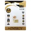 فلش مموری ایکس-انرژی مدل Golden Gem USB2.0 ظرفیت 64 گیگابایت - تصویر یکم