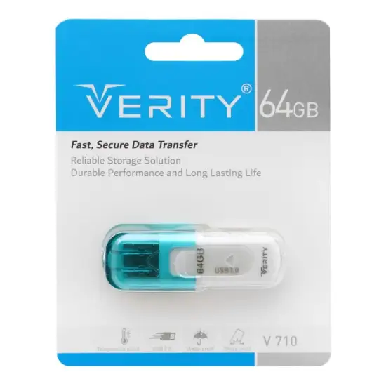 تصویر فلش مموری وریتی مدل V710 USB3.0 ظرفیت 64 گیگابایت