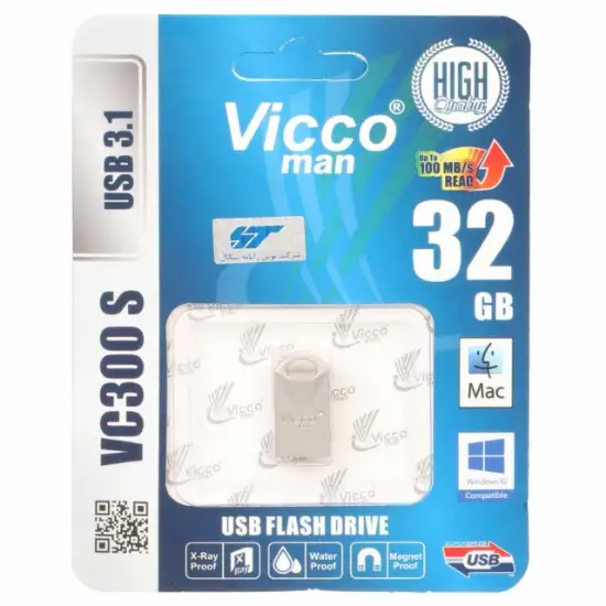 تصویر فلش مموری ویکومن مدل VC300 S ظرفیت 32گیگابایت