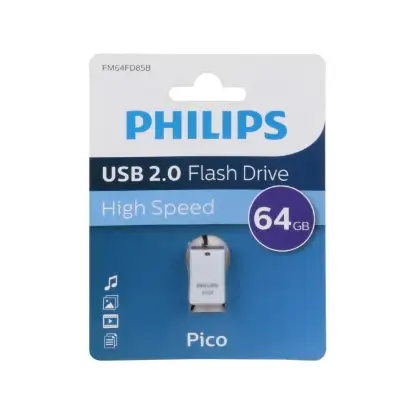 تصویر فلش مموری فیلیپس مدل Pico USB 2.0 ظرفیت 64 گیگابایت