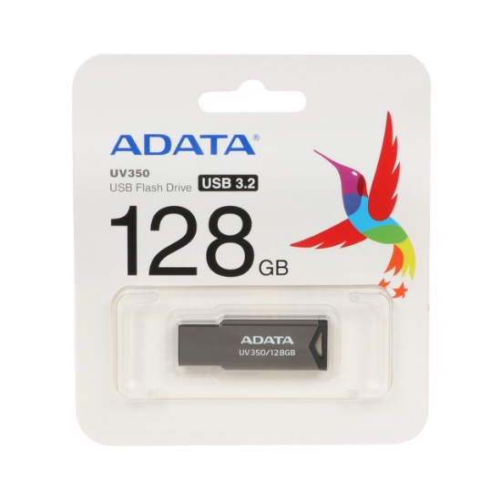 تصویر فلش مموری ای دیتا مدل UV350 USB 3.2 ظرفیت 128 گیگابایت
