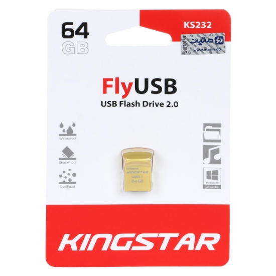 تصویر فلش مموری کینگ استار مدل KS232 USB2.0 ظرفیت 64 گیگابایت
