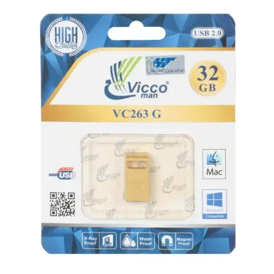 تصویر فلش مموری ویکومن مدل VC263 G USB2.0 ظرفیت 32 گیگابایت