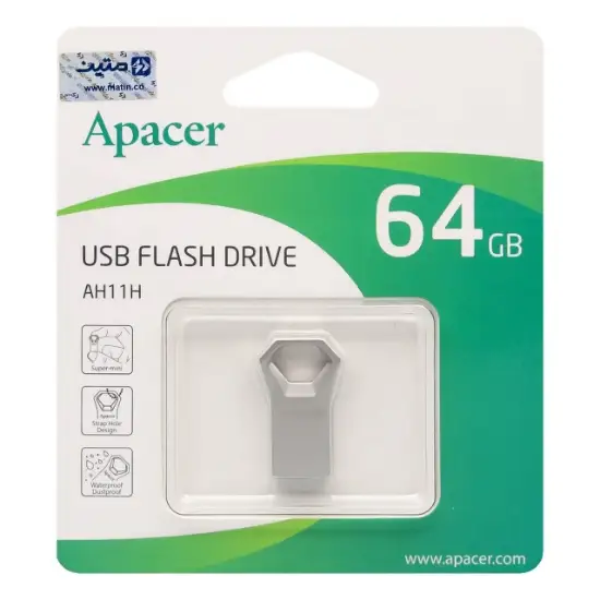 تصویر فلش مموری اپیسر مدل AH11H USB2.0 ظرفیت 64 گیگابایت