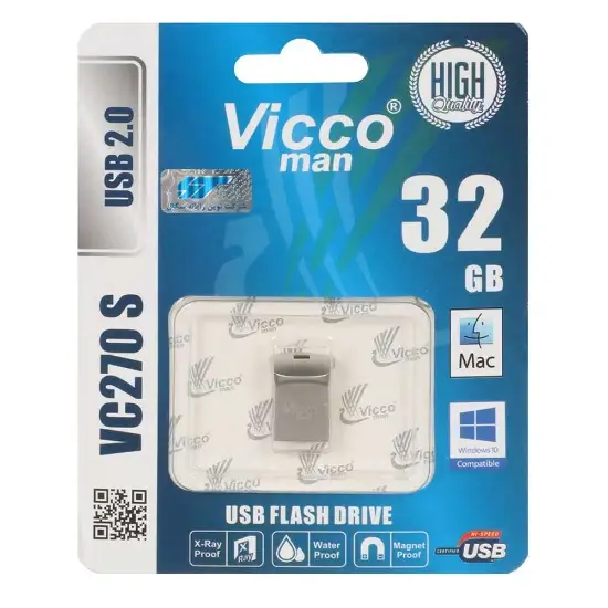 تصویر فلش مموری ویکومن مدل VC270 S ظرفیت 32 گیگابایت