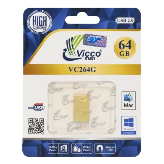 تصویر فلش مموری ویکومن مدل VC264 USB2.0 ظرفیت 64 گیگابایت