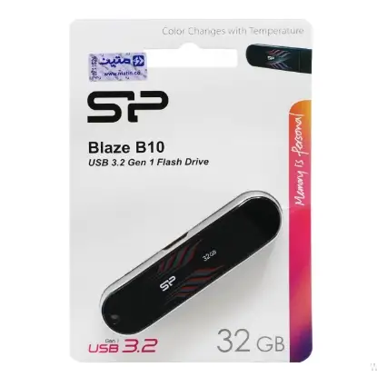 تصویر فلش مموری سیلیکون پاور مدل BLAZE B10 ظرفیت 32 گیگابایت