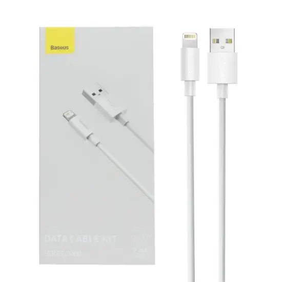 تصویر کابل تبدیل USB به Lightning باسئوس مدل TZCALZJ-02 طول 1.5 متر