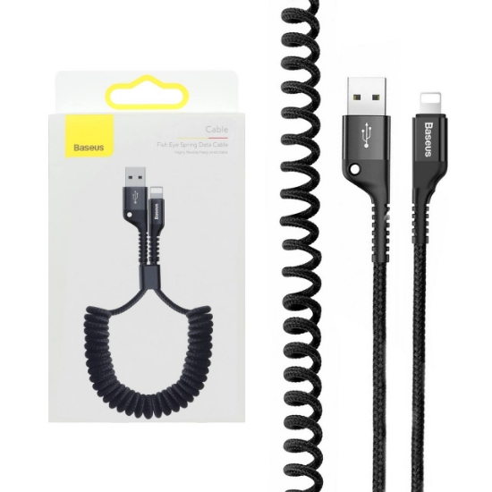 تصویر کابل تبدیل USB به لایتنینگ بیسوس مدل CALSR-01 طول 1 متر
