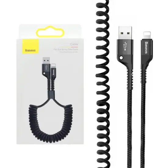 تصویر کابل تبدیل USB به لایتنینگ باسئوس مدل CALSR-01 طول 1 متر