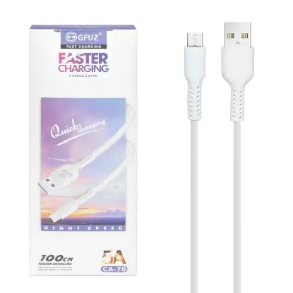 نمایش جزئیات کابل تبدیل USB به MicroUSB جیفیوز مدل CA-70 طول 1 متر