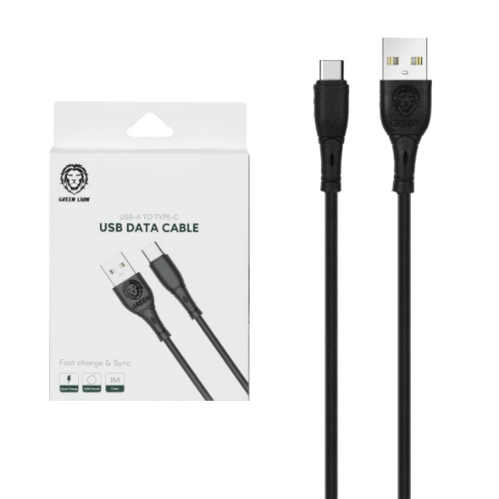 تصویر کابل تبدیل USB به USB-C گرین لاین مدل GNCTYCBK طول 1.2 متر