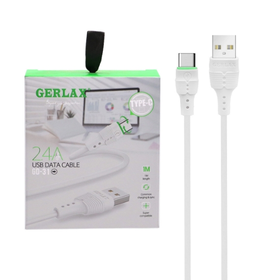 تصویر کابل تبدیل USB به USB-C جرلکس مدل GD-31 طول 1 متر