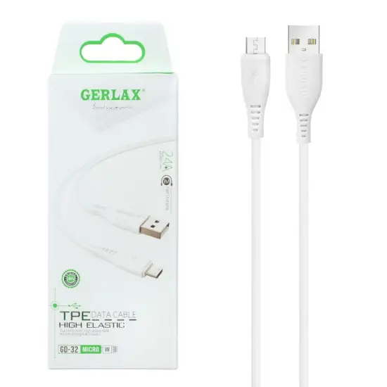 تصویر کابل تبدیل USB به microUSB جرلکس مدل GD-32 طول 1 متر