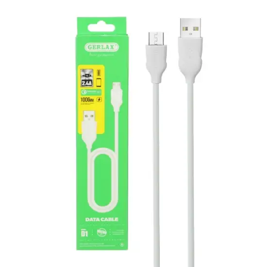 تصویر کابل تبدیل USB به microUSB جرلکس مدل GD-D1 طول 1 متر