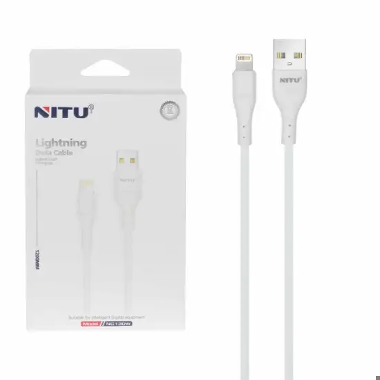 تصویر کابل تبدیل USB به microUSB نیتو مدل NC130W طول 1.2 متر