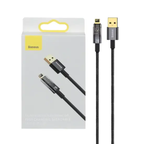 تصویر کابل تبدیل USB به لایتنینگ باسئوس مدل CATS000401طول 1متر