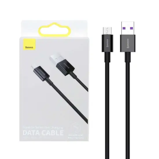 تصویر کابل تبدیل USB به MicroUSB باسئوس مدل CAMYS-A01 طول 2 متر