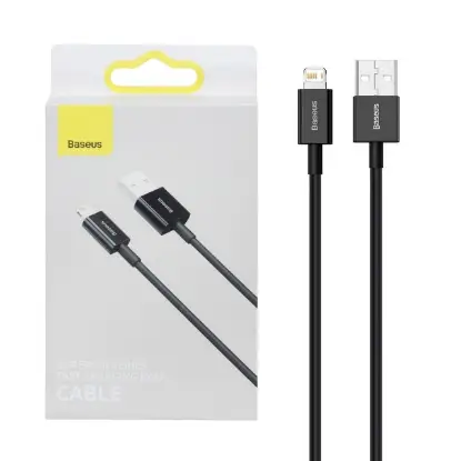 نمایش جزئیات کابل تبدیل USB به لایتنینگ باسئوس مدل CALSP-C01 طول 2 متر