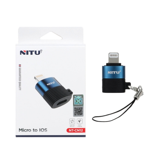 تصویر مبدل USB به لایتنینگ نیتو مدل NT-CN12