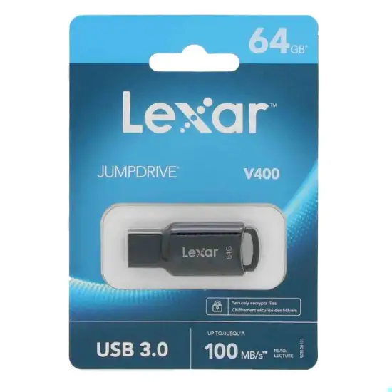 تصویر فلش مموری لکسار مدل JUMPDRIVE V400 USB3.0 ظرفیت 64 گیگابایت