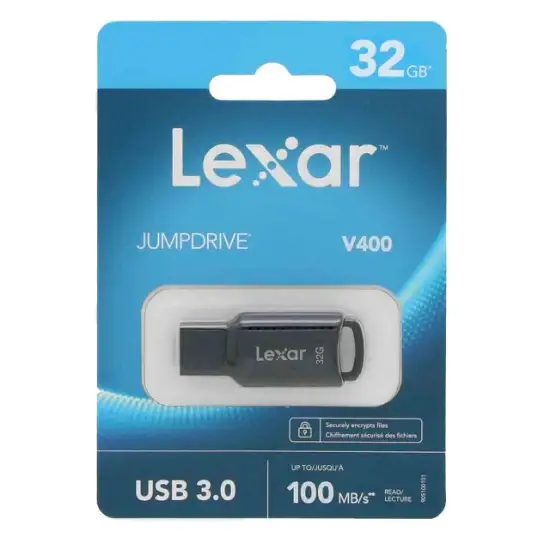 تصویر فلش مموری لکسار مدل JUMPDRIVE V400 USB3.0 ظرفیت 32 گیگابایت