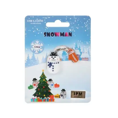 تصویر فلش مموری ایکس-انرژی مدل SNOWMAN USB3.1 ظرفیت 128 گیگابایت