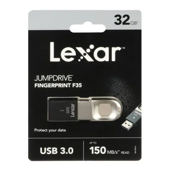 تصویر فلش مموری لکسار مدل JUMPDRIVE F35 USB3.0 ظرفیت 32 گیگابایت