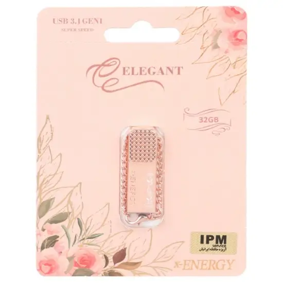 تصویر فلش مموری ایکس-انرژی مدل ELEGANT USB3.1 ظرفیت 32 گیگابایت