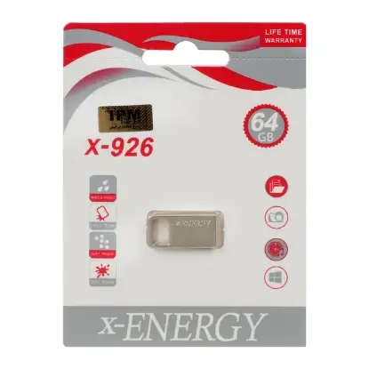 تصویر فلش مموری ایکس-انرژی مدل X-926 USB2.0 ظرفیت 64 گیگابایت