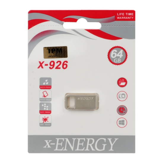 تصویر فلش مموری ایکس-انرژی مدل X-926 USB2.0 ظرفیت 64 گیگابایت