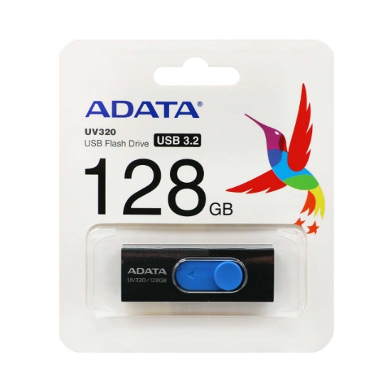 تصویر فلش مموری ای دیتا مدل UV320 USB 3.2 ظرفیت 128 گیگابایت