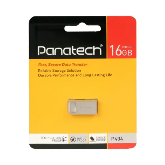 تصویر فلش مموری پاناتک مدل P404 USB2.0 ظرفیت 16 گیگابایت