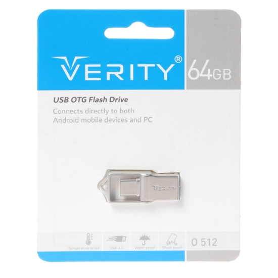 تصویر فلش مموری وریتی مدل O512 USB3.0 ظرفیت 64 گیگابایت