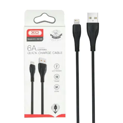 نمایش جزئیات کابل تبدیل USB به lightning ایکس او مدل XO-NB185 طول 1متر