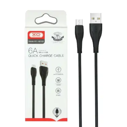 نمایش جزئیات کابل تبدیل USB بهMicroUsb ایکس او مدل XO-NB185 طول 1متر